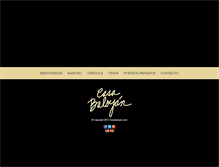 Tablet Screenshot of casabaloyan.com